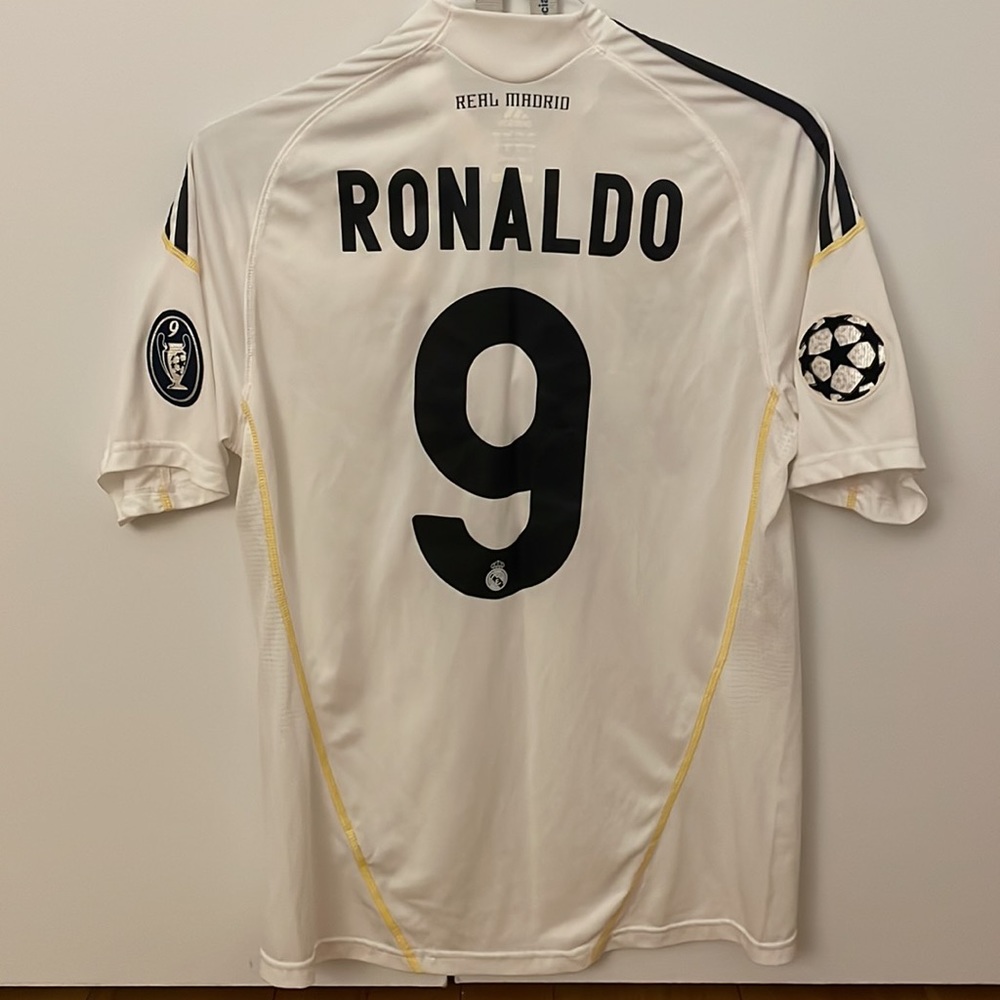 Cristiano Ronaldo Real Madrid Champions League jersey